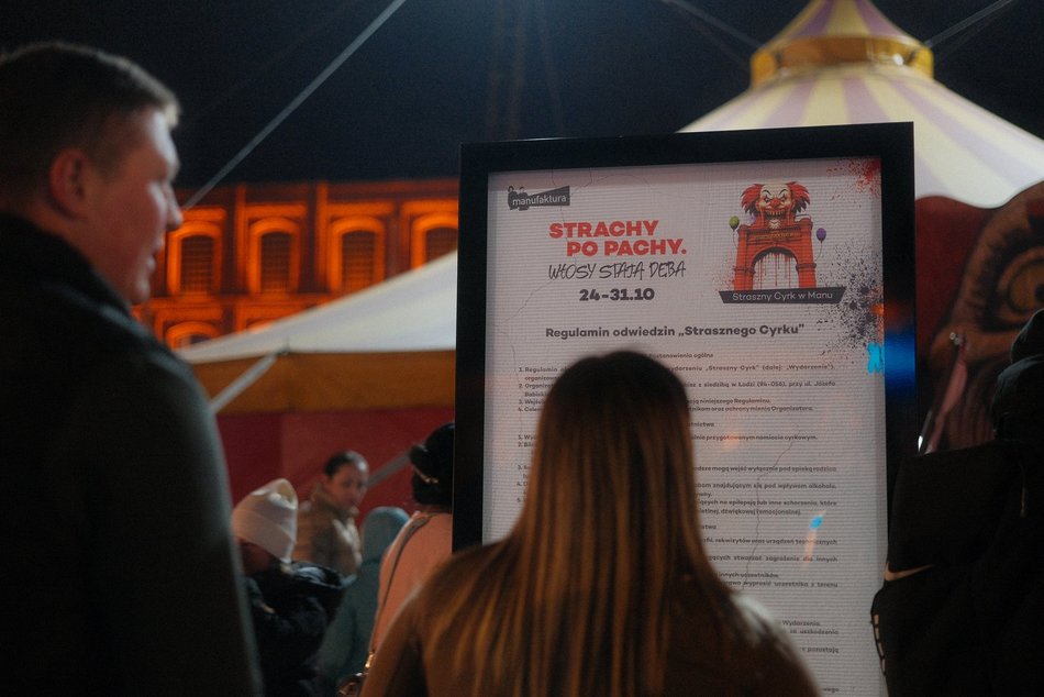 Łódź. Straszny Cyrk w Manufakturze w Łodzi. Wchodzisz tam na własną odpowiedzialność!