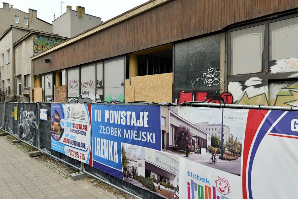 Łódź. Budowa żłobka „Irenka" w Łodzi