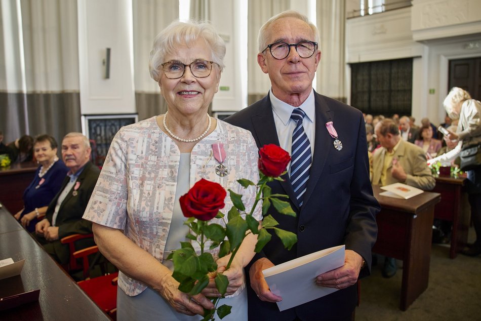 Małżeństwa z Łodzi uhonorowane medalami za wieloletnie pożycie