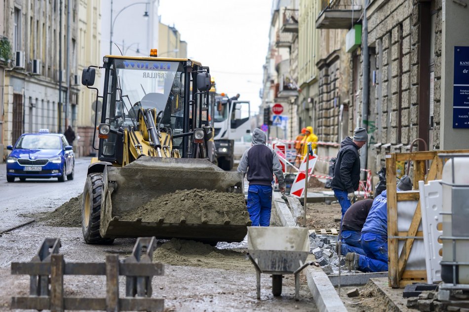 Remont Radwańskiej w Łodzi