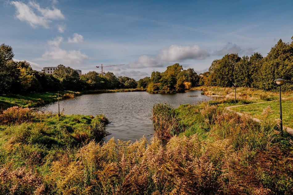 Łódź. Spacer nad rzeką Sokołówką w Łodzi. Przyjdź i porozmawiaj o Julianowie i Marysinie