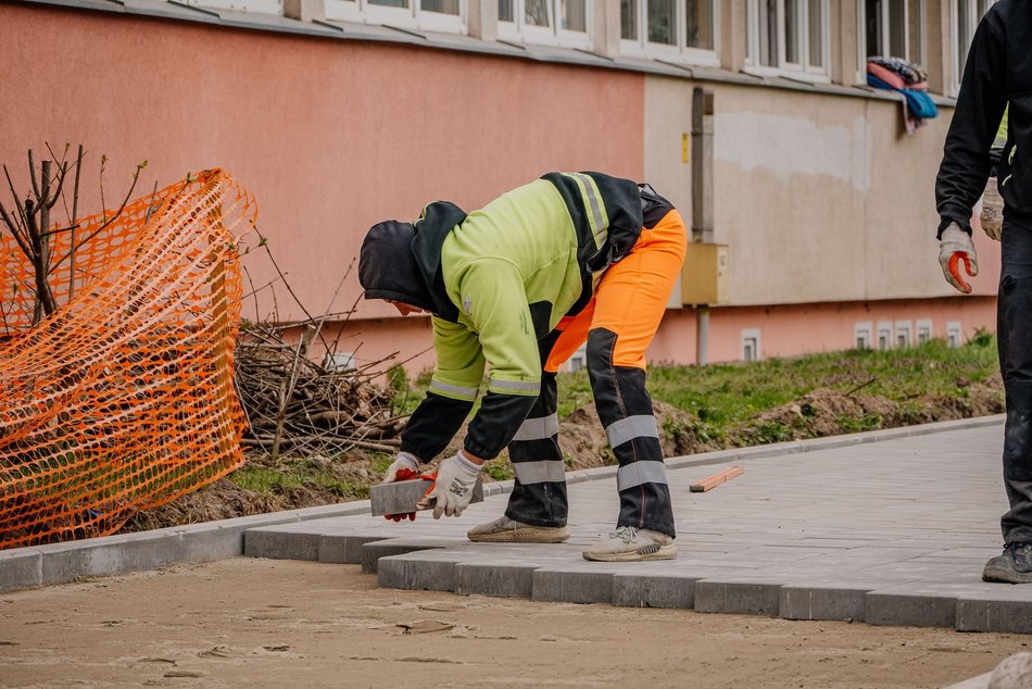 Łódź. Remont ul. Łanowej w Łodzi