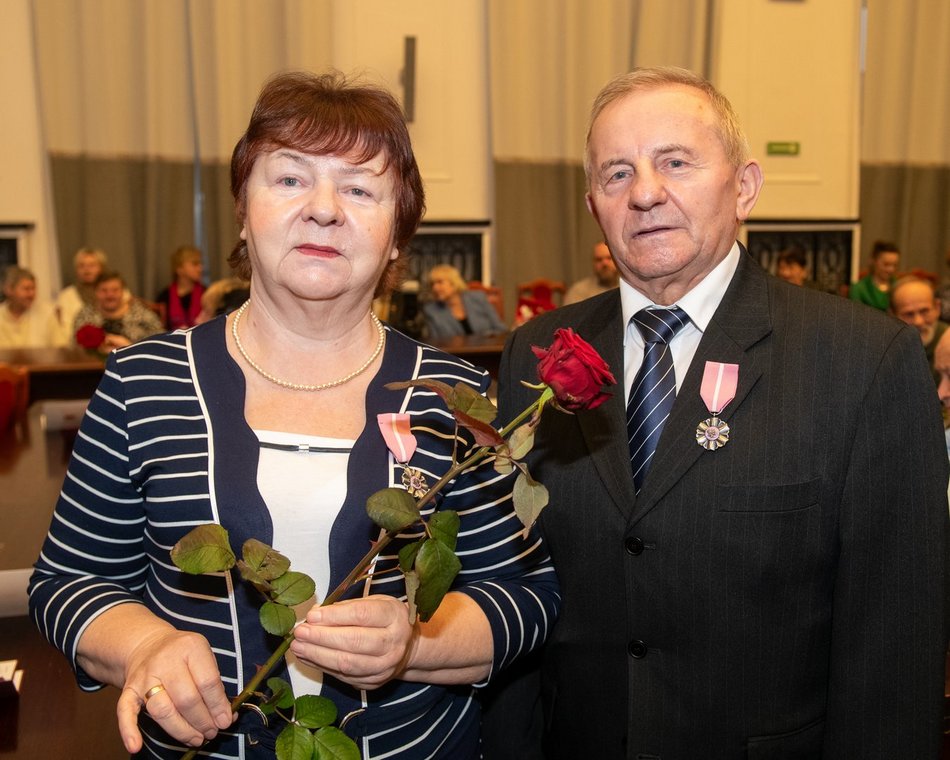 Medale dla małżeństw z Łodzi