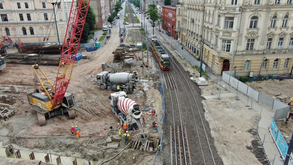budowa tunelu pod Łodzią
