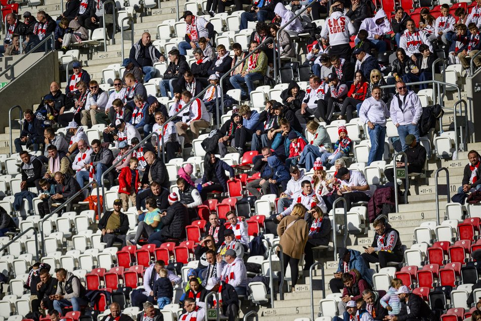 Kibice na meczu ŁKS Łódź z GKS Tychy. Byłeś? Znajdź się w galerii!