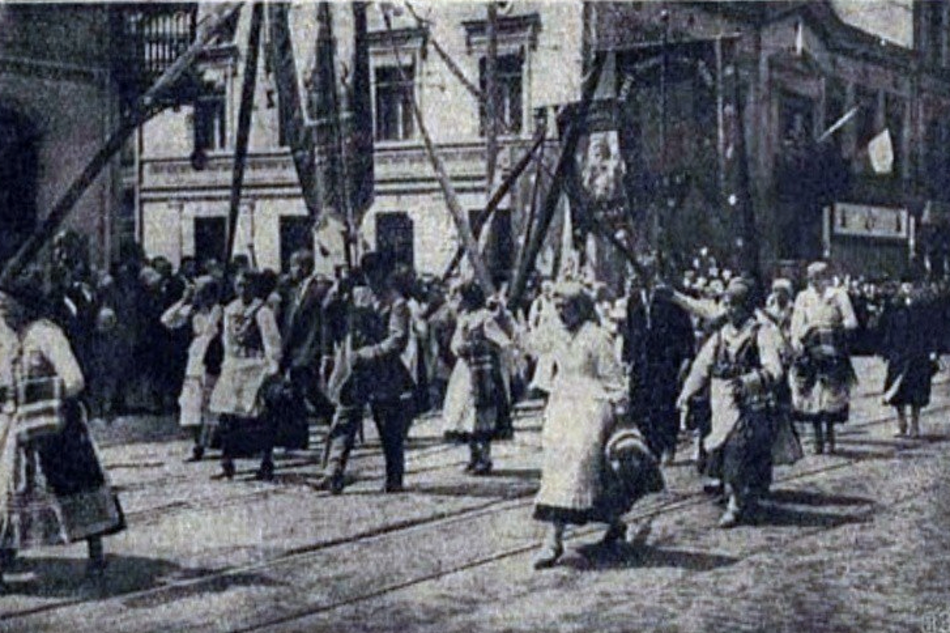 Łódź. Boże Ciało w 1928 r.