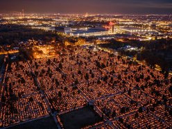 Cmentarz Szczecińska w Łodzi wygląda magicznie. Wybierz się na spacer w zaduszki