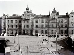 Dworzec Łódź Fabryczna - 1930 r.