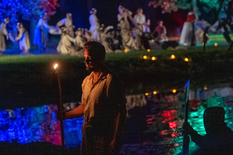 Łódź. Noc Świętojańska w Ogrodzie Botanicznym w Łodzi