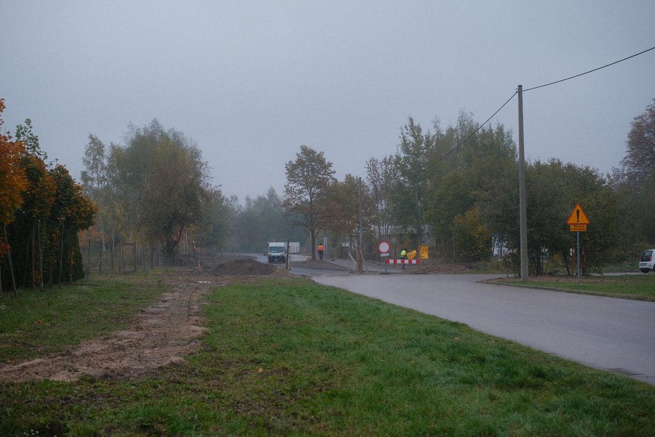 Łódź. Ulica Borowieckiego w Łodzi