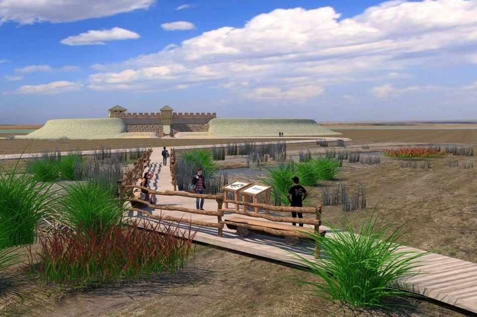 Nowa atrakcja w Łódzkiem! Kładka do średniowiecznego grodziska