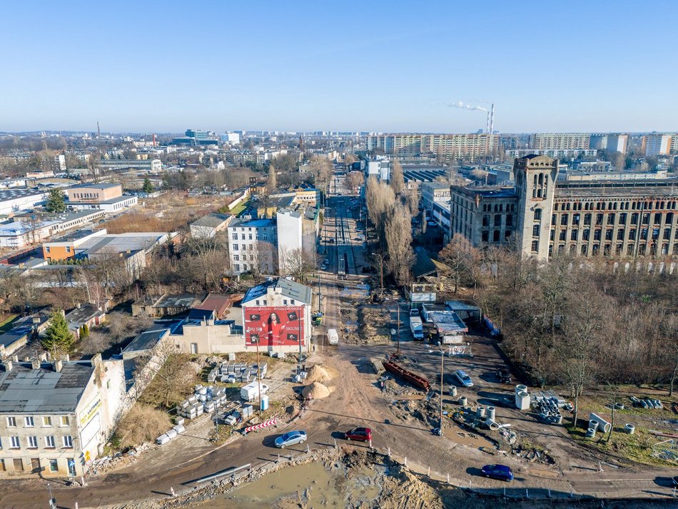 Przybyszewskiego w przebudowie