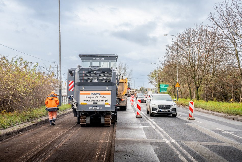 Skończyli remont Przybyszewskiego, zaczęli Maratońską