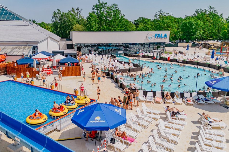 Łódź. Wakacje w Aquaparku Fala