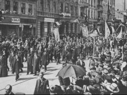 Łódź. Święto Konstytucji Trzeciego Maja w dawnej Łodzi. Od manifestacji po pomnik Piłsudskiego