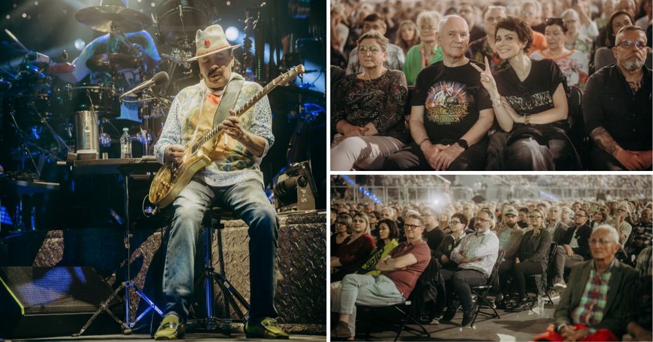 Carlos Santana wystąpił w Łodzi. Byłeś? Odszukaj się w galerii