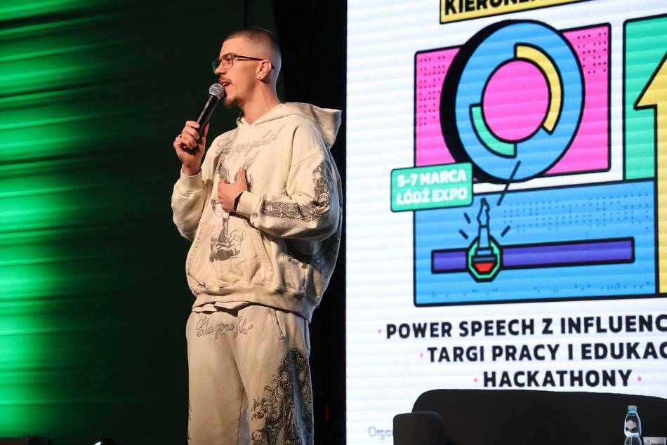 Łódź. Trzeci dzień Future Up! Fest w Łodzi. Byli Maciej Musiał, Kacper Błoński i Czarek Czaruje