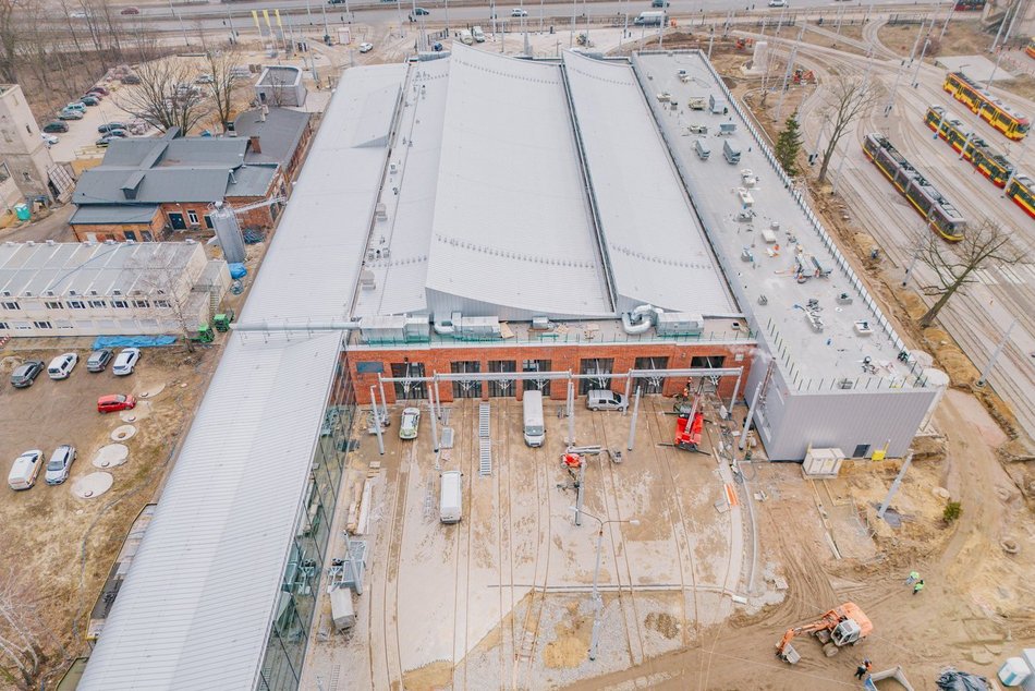 Łódź. Zajezdnia Chocianowice prawie gotowa. Raport z budowy