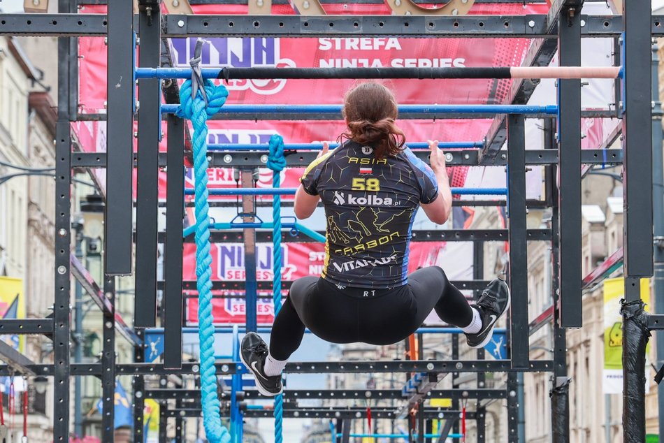 Łódź. Ninja Series w Łodzi. Wspaniała rywalizacja w strugach deszczu