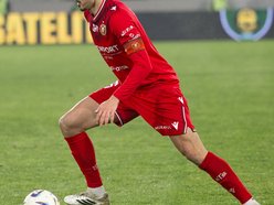 Łódź. Piłkarz Widzewa Łódź