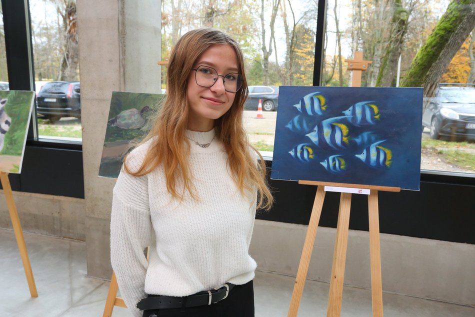 Wystawa prac plenerowych uczniów Państwowego Liceum Sztuk Plastycznych w Łodzi w Orientarium Zoo Łódź