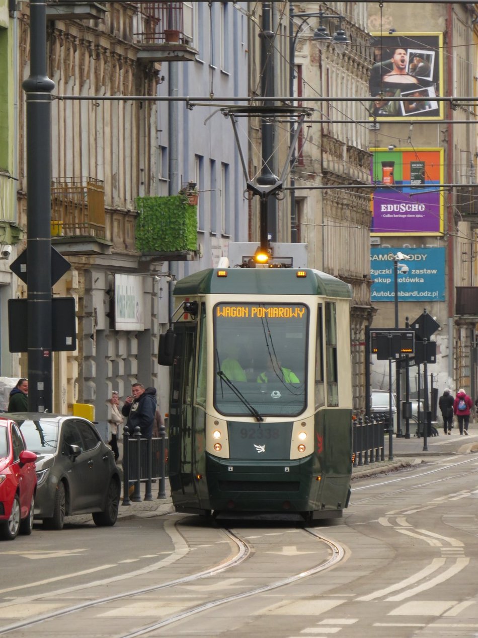 Pierwszy tramwaj MPK Łódź na Przybyszewskiego