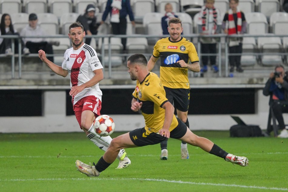 Emocje do samego końca. ŁKS Łódź wyszarpał punkt Polonii Warszawa