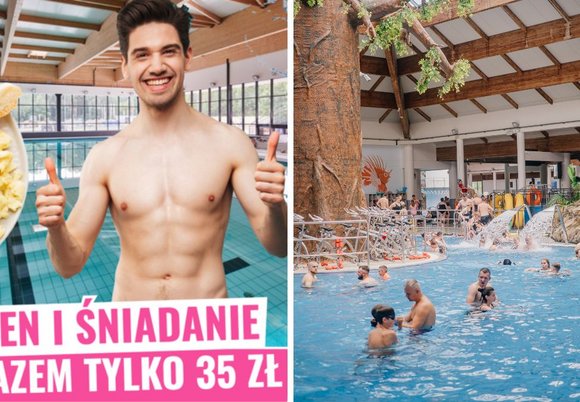 Nowy pakiet Na dzień dobry w Aquaparku Fala w Łodzi. Pływanie i śniadanie w cenie jednego biletu