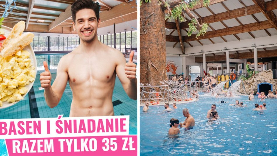 Nowy pakiet Na dzień dobry w Aquaparku Fala w Łodzi. Pływanie i śniadanie w cenie jednego biletu