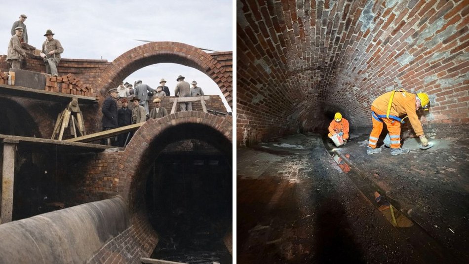Łódź. Najstarszy kanał w Łodzi w remoncie. Przypomina podziemia średniowiecznego zamku!