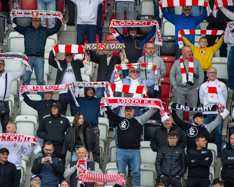 Łódź. Kibice na meczu ŁKS Łódź - Stal Rzeszów. Byłeś/aś? Znajdź się w galerii zdjęć!