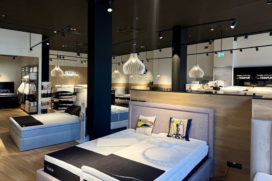 Nowy sklep TEMPUR w Manufakturze w Łodzi