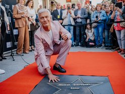 Łódź. Michał Żebrowski z gwiazdą w Alei Gwiazd w Łodzi! Znakomity aktor uhonorowany!