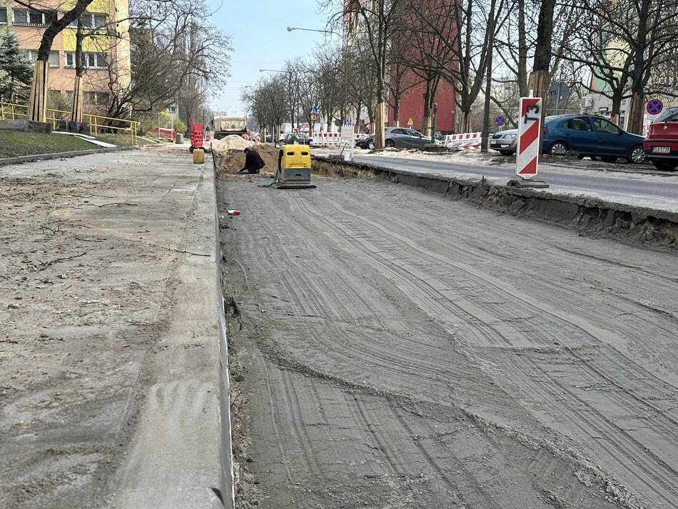 Łódź. Remont Wielkopolskiej. NIE dla drogi rowerowej między drzewami, TAK dla nowych parkingów!