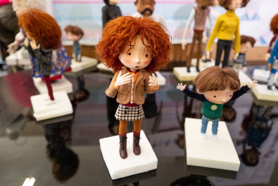 Łódzkie lalki do filmu „Lola i pianino hałasów” w reżyserii Augusto Zanovello