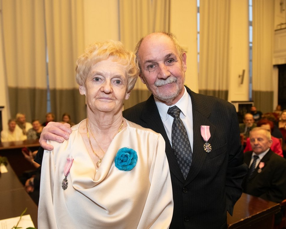 Medale dla małżeństw z Łodzi