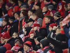 Mecz Widzew Łódź–Śląsk Wrocław, kibice na trybunach, zdjęcia