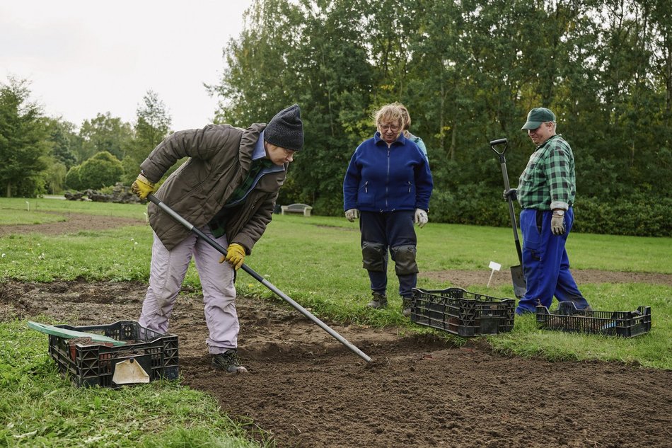 Wielkie sadzenie w Ogrodzie Botanicznym w Łodzi