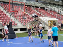 Piknik sportowy na stadionie ŁKS