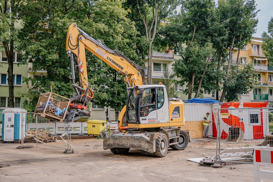 Remont Leczniczej po pierwszym tygodniu