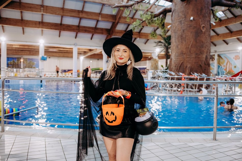 Łódź. Halloween w Aquaparku Fala. Upiorna muzyka, niespodzianki i pływający kościotrup!