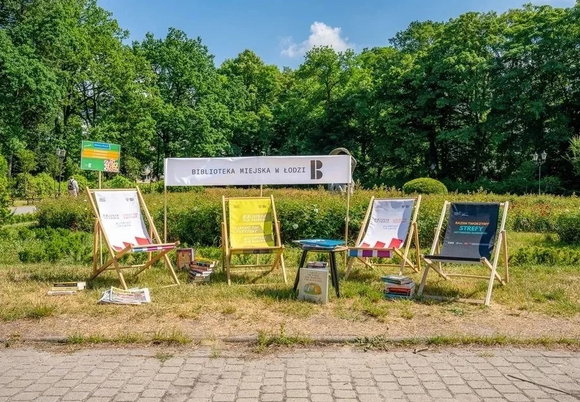 Atrakcje Biblioteki Miejskiej w Łodzi w plenerze