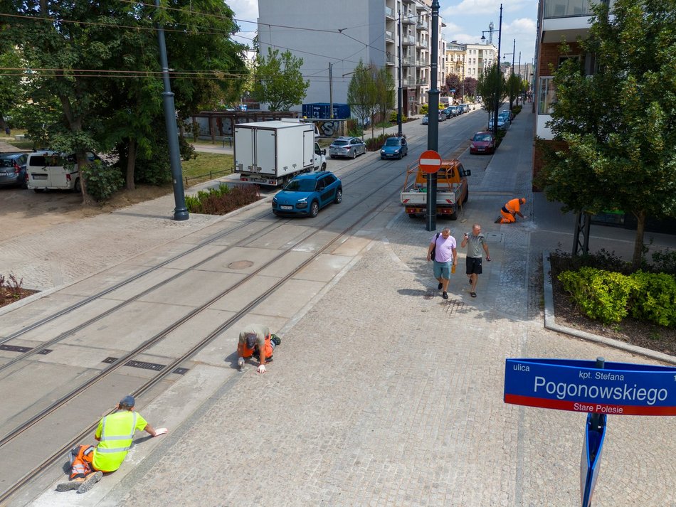 Remont Legionów - ostatnie prace przed otwarciem ulicy