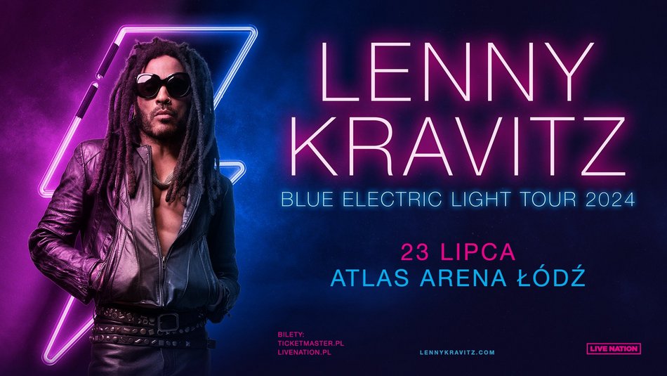 Lenny Kravitz wystąpi w Łodzi w 2024 r.