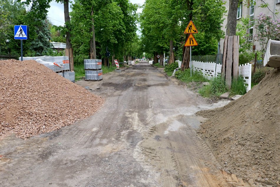 Łódź. Remont Biegańskiego