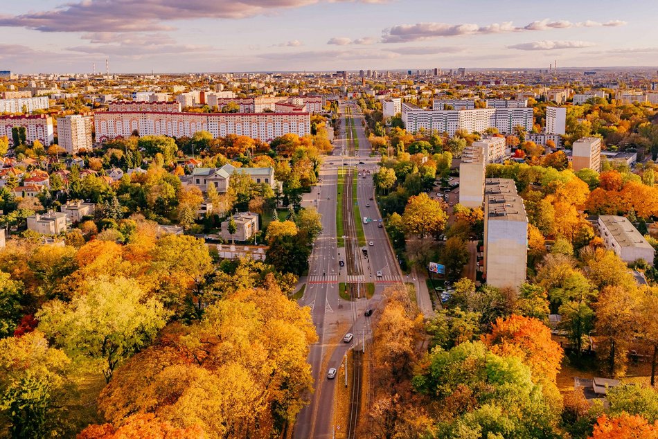 Łódź. Jesienna Łódź z lotu ptaka. Te zdjęcia zapierają dech w piersiach