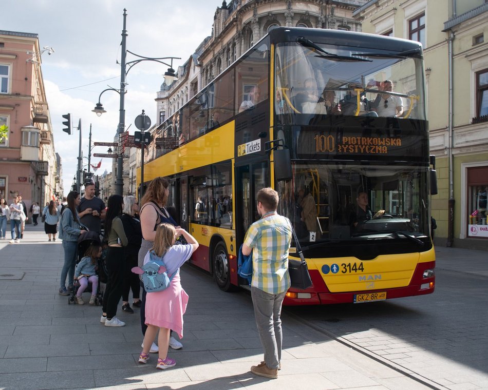 Łódź. Linia turystyczna 100