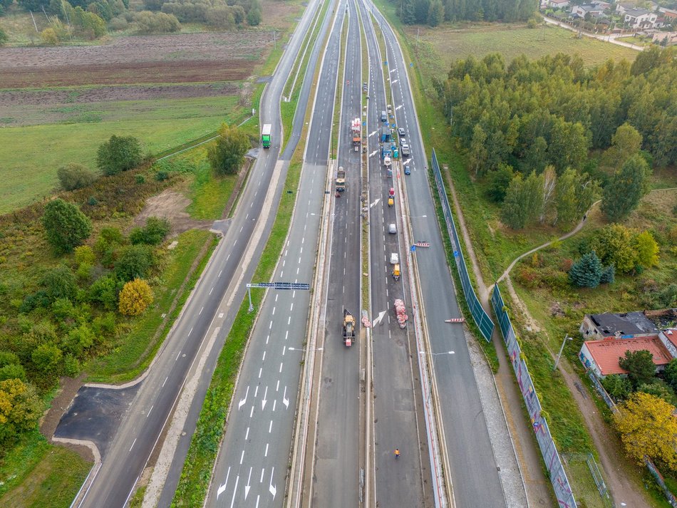 Trasa Górna w budowie