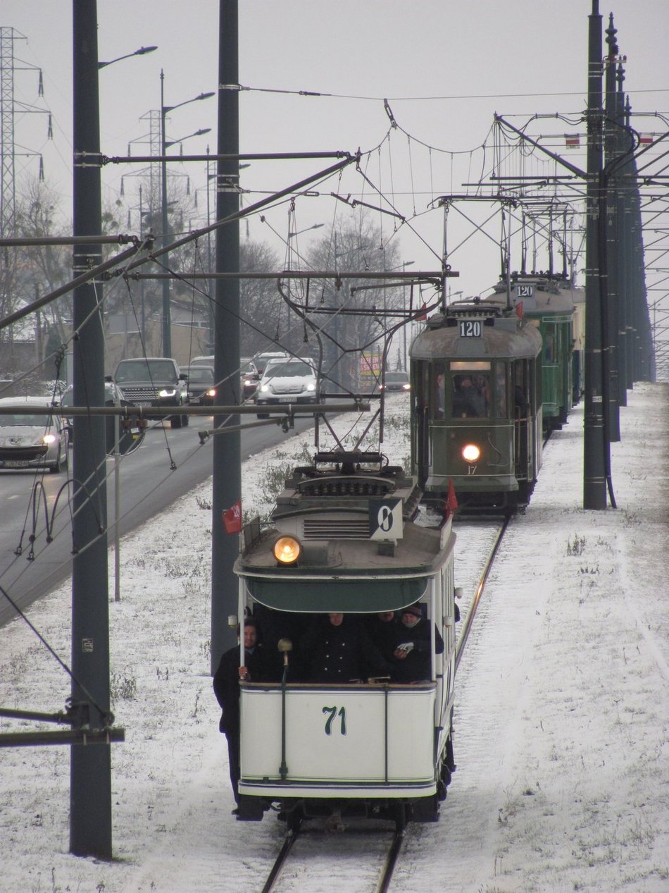 Wielka Parada Autobusów i Tramwajów w Łodzi, zabytkowe tramwaje MPK Łódź