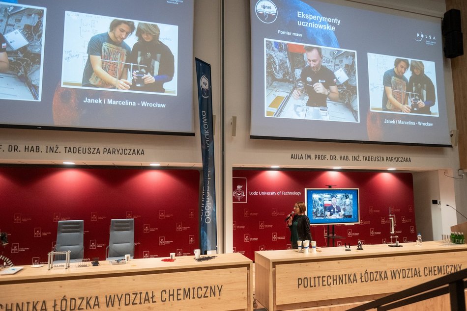 Łódź. Sławosz Uznański-Wiśniewski spotkał się z uczniami